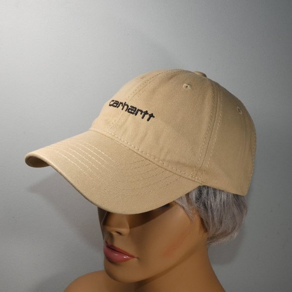 Carhartt Adjustable Baseball Hat Cap -Khaki - Picture 4 of 11